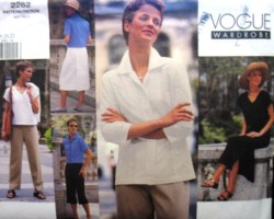 2262 EZ  VOGUE BOXY JACKET LENGTHS, DRESS, TOP, BOTTOMS PATTERN 6-22